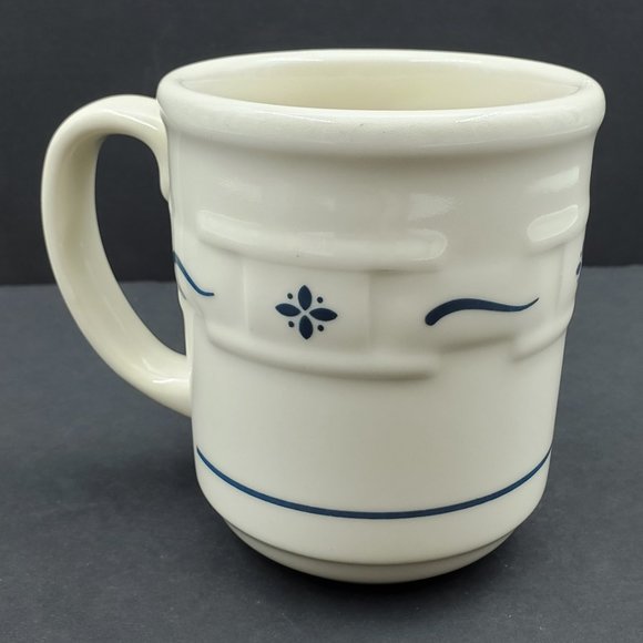 Longaberger Woven Traditions Classic Blue Mugs Longaberger Heritage Blue Mugs - Picture 5 of 6